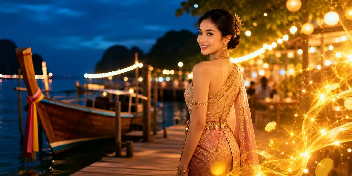 นักมวยไทยในชุดไทยดั้งเดิมที่กระบี่ สื่อถึงรากเหง้าความเป็นไทยของทีม m4super